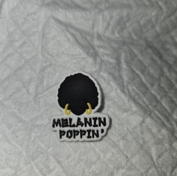 4/$8 Shoe Charm for Crocs - Melanin Poppin' - Picture 3 of 3